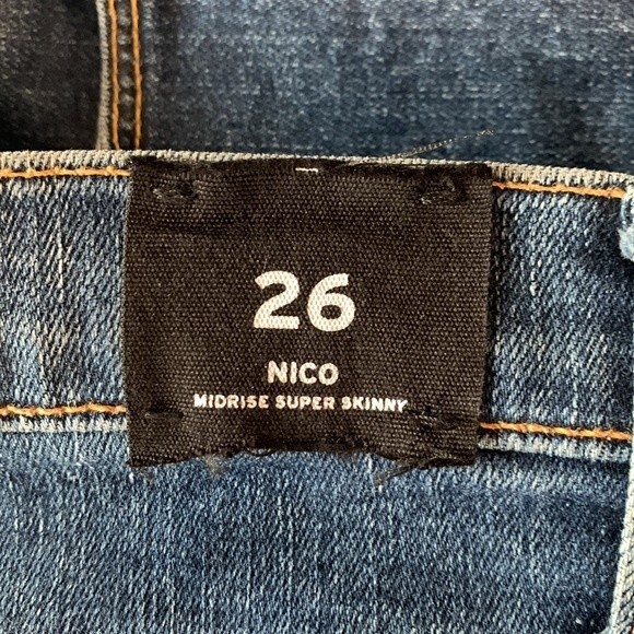 NWOT Hudson | Nico Midrise Super Skinny Jeans 26 - Picture 11 of 12